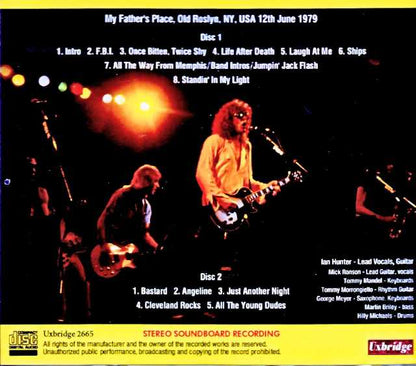Ian Hunter/NY,USA 06.12.1979 Complete FM Broadcast Edition
