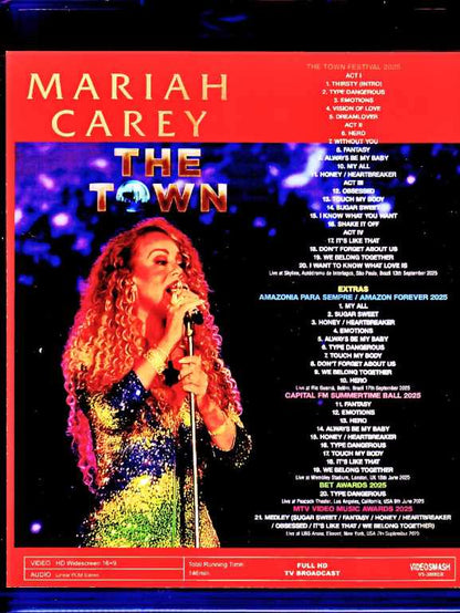 Mariah Carey / Brazil 2025 Complete Multi-Cam Edition & more Blu-Ray Version