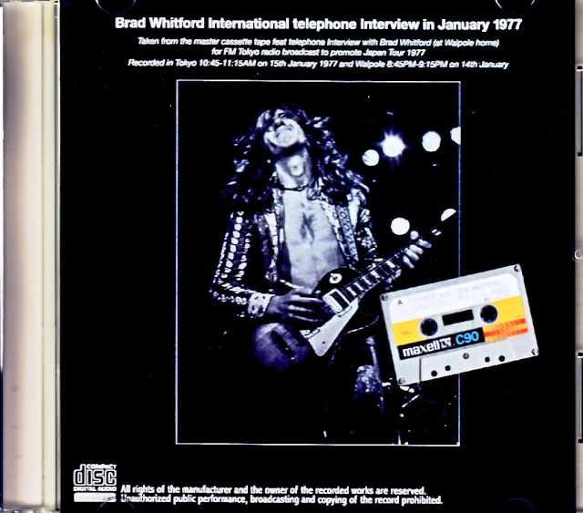 Brad Whitford/International Telephone Interview 1977