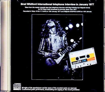 Brad Whitford/International Telephone Interview 1977