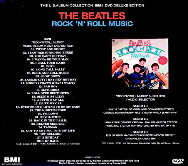 Beatles / Rock N' Roll Music American Capitol Edition Rock N' Roll Music AI Colorized New Remaster Edition Jewel Version