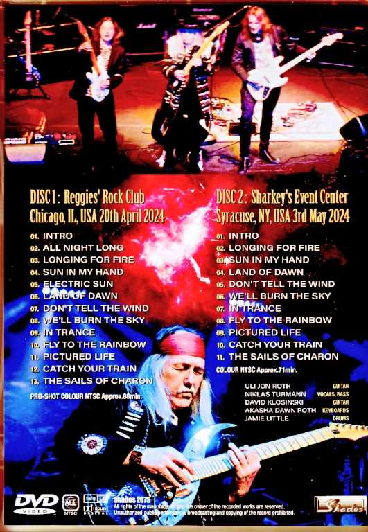 Uli Jon Roth/IL,USA 2024 & more