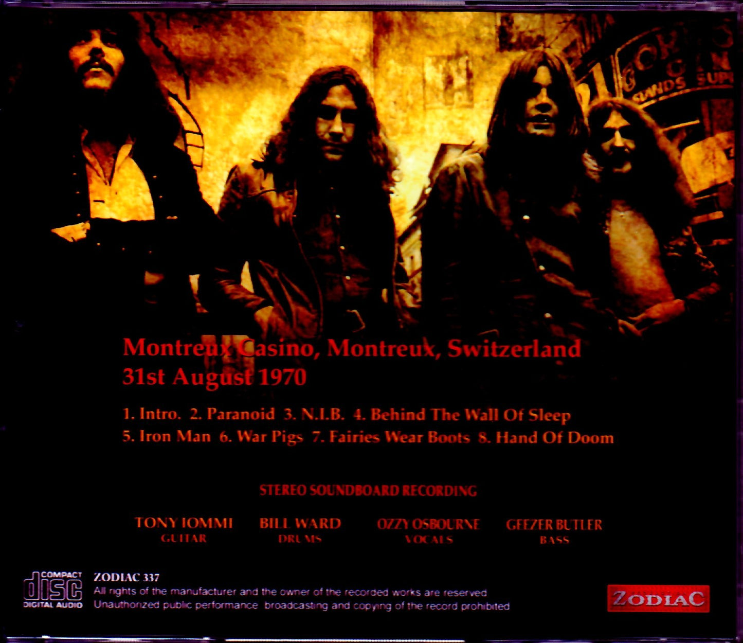 Black Sabbath/Switzerland 1970 Upgrade