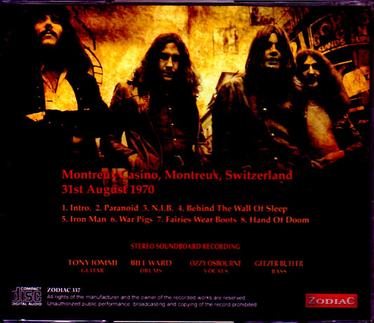 Black Sabbath/Switzerland 1970 Upgrade