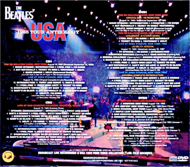 Beatles 1965 Tour Anthology AI Stereo Demix Special Edition
