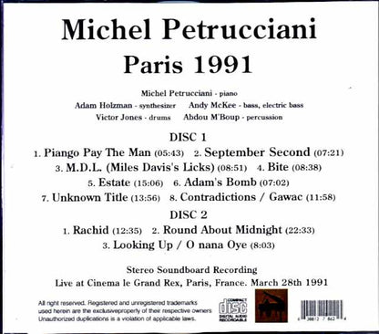 Michel Petrucciani/France 1991