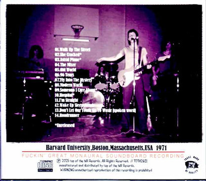 Modern Lovers/MA,USA 1971 soundboard edition
