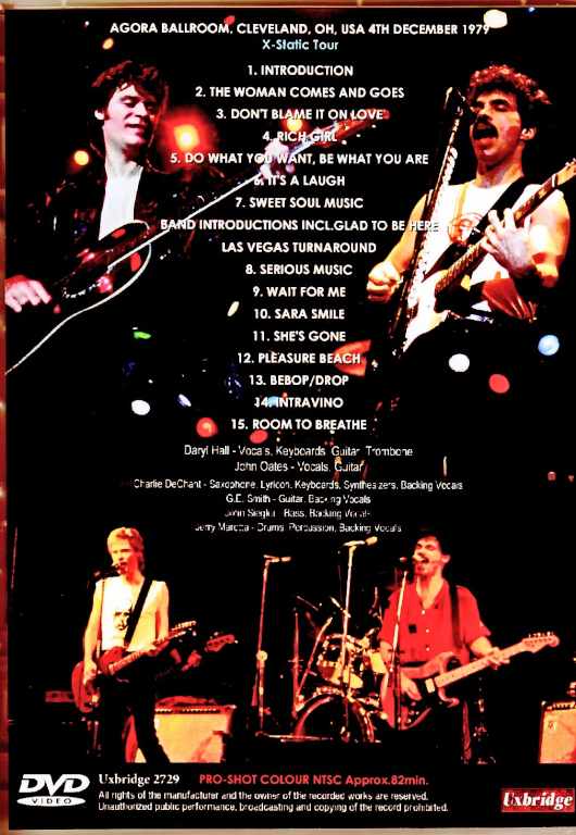 Hall and Oates / OH,USA 12.04.1979 Complete TV Broadcast Edition Remastered