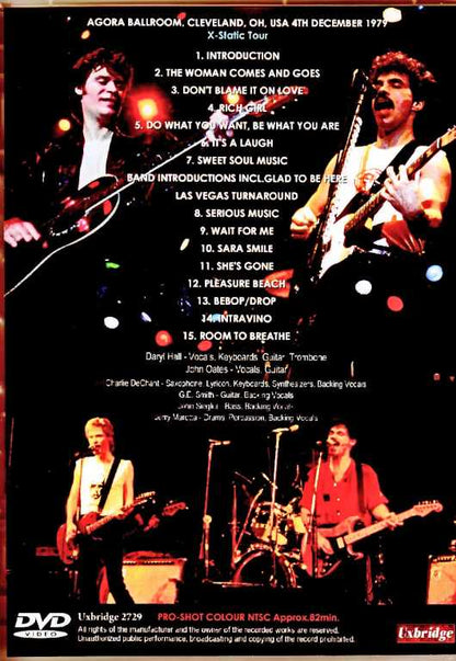 Hall and Oates / OH,USA 12.04.1979 Complete TV Broadcast Edition Remastered