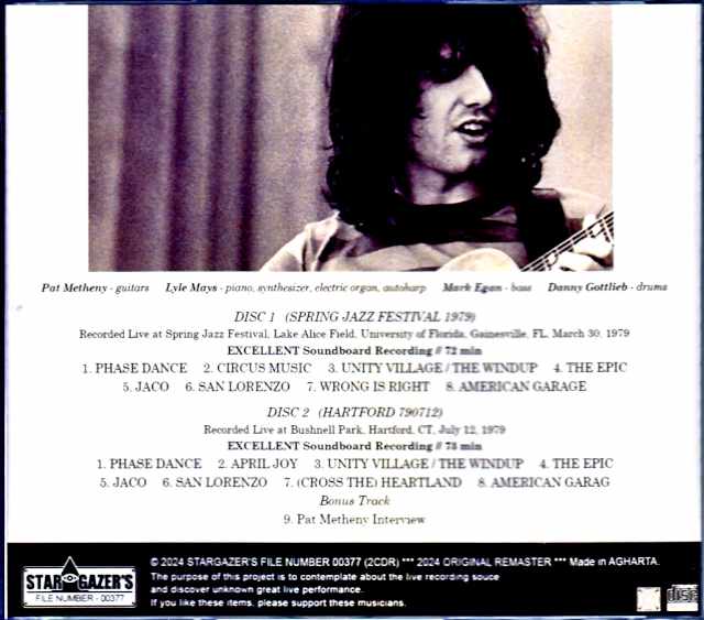 Pat Metheny Group Lyle Mays Pat Metheny Lyle Mays/FL,USA 1979 & more