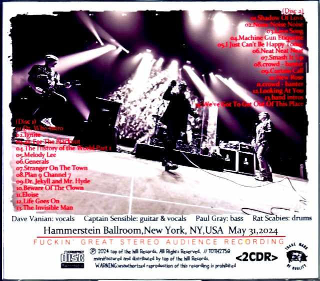 Damned / NY,USA 2024 Complete