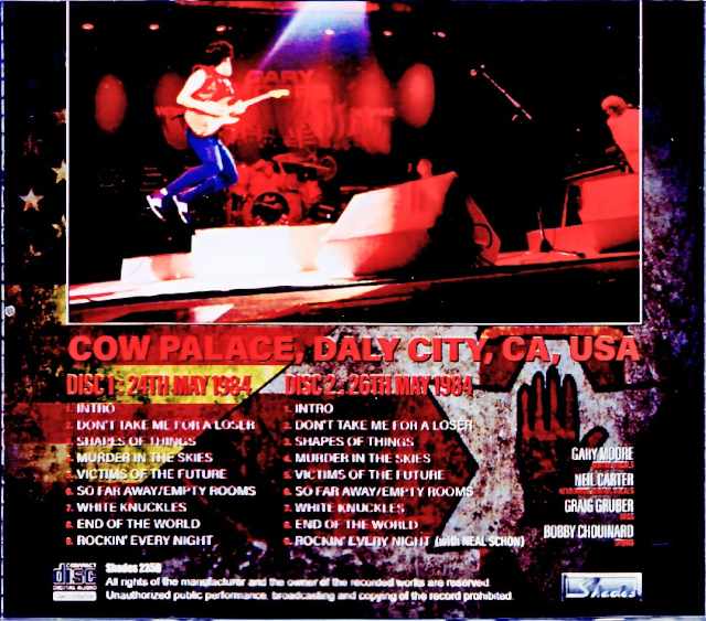 Gary Moore/CA,USA 1984 2Days Complete