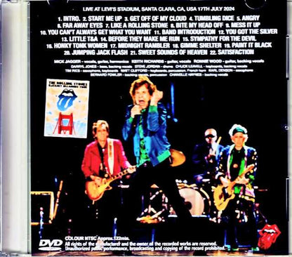 Rolling Stones/CA,USA 7.17.2024 Complete Multi-Cam Edition Jewel Version