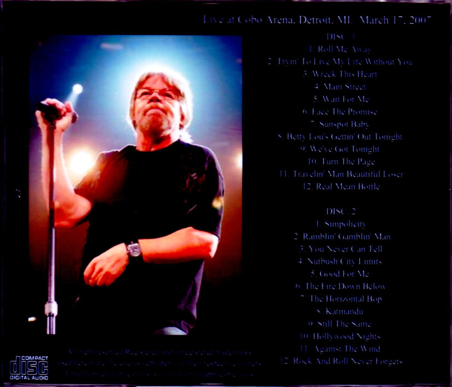 Bob Seger/MI,USA 2007