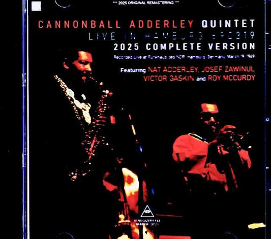 Cannonball Adderley Quintet Cannonball Adderley/Germany 03.19.1969 Soundboard Edition