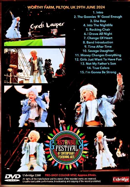 Cyndi Lauper/England,UK 2024 Complete