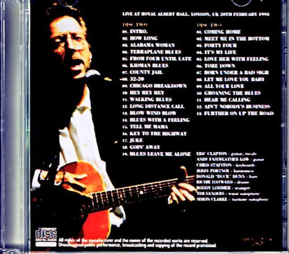 Eric Clapton/London,UK 02.20.1993 Complete