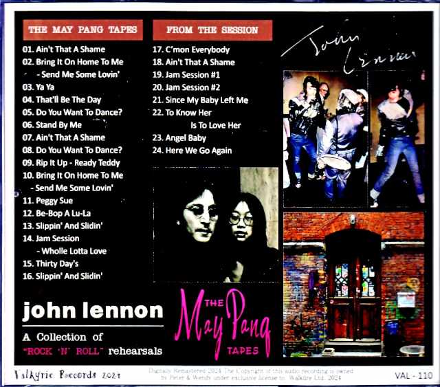 John Lennon John Lennon/May Pang Tapes Collection of Rock'n Roll Rehearsals