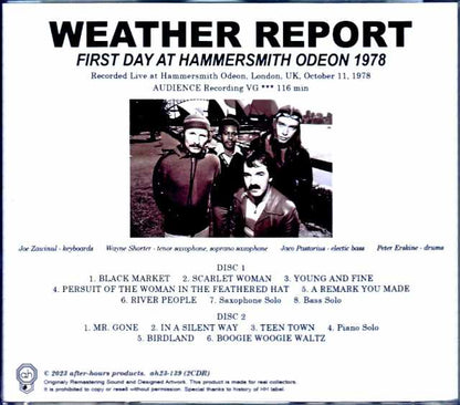 Weather Report/London,UK 10.11.1978 Complete