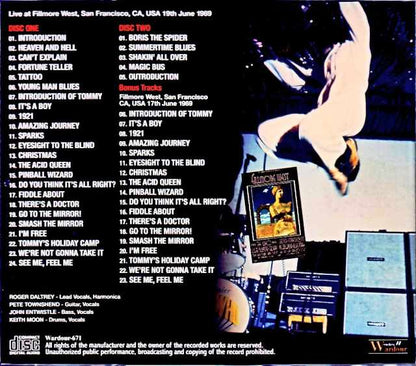 Who,The Who/CA,USA 6.19.1969 Upgrade & more