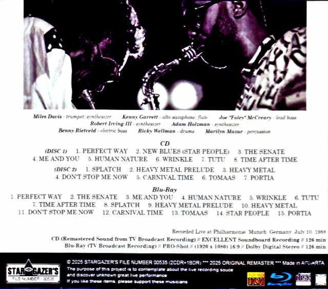 Miles Davis Kenny Garrett Miles Davis Kenny Garrett/Germany 1988 Complete Soundboard Edition & more