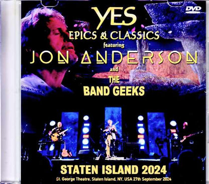 Jon Anderson Band Geeks Yes Epics and Classics Jon Anderson Yes/NY,USA 2024 Jewel Version