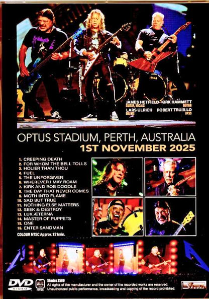 Metallica/Australia 11.01.2025 Multi-Cam & Soundboard Source Edition