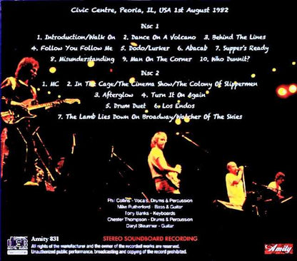 Genesis/IL,USA 08.01.1982 Complete Soundboard Edition