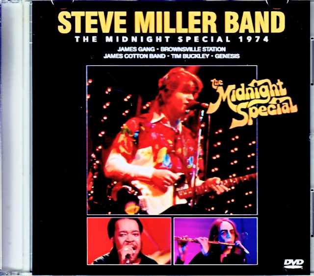 Steve Miller Band Genesis, James Cotton, James Gang Steve Miller Band/Midnight Special 1974 Jewel Version