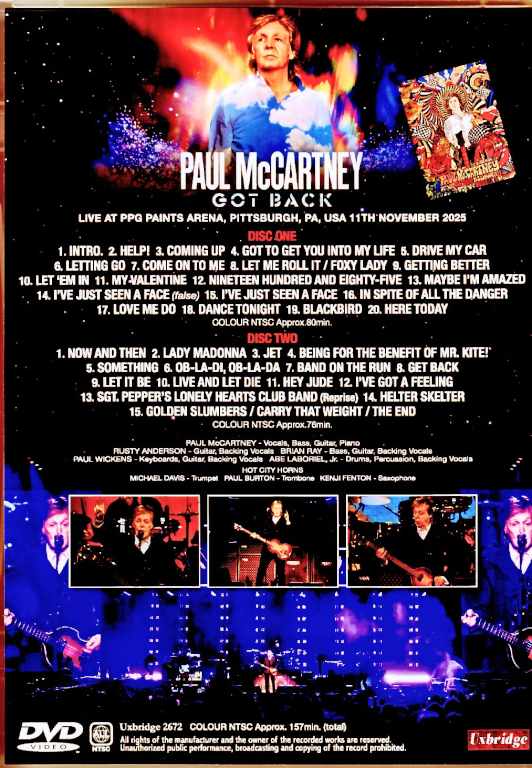 Paul McCartney/PA,USA 11.11.2025