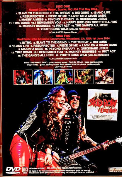 Skid Row Lzzy Hale/NV,USA 2024 & more