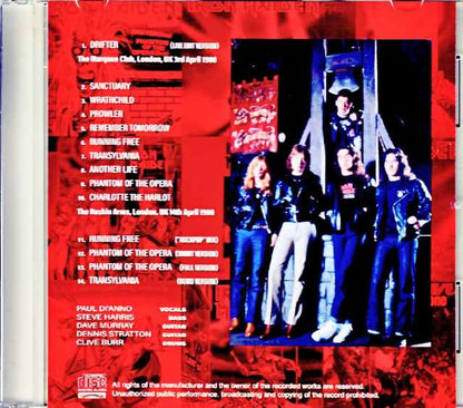 Iron Maiden Iron Maiden/Extra Rare Tracks Paul Di'Anno Years