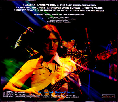 U.K. John Wetton,Eddie Jobson,Allam Holdsworth,Bill Bruford/MA,USA 1978
