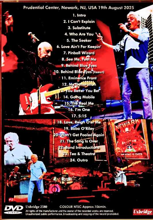 Who,The Who/NJ,USA 2025 Complete