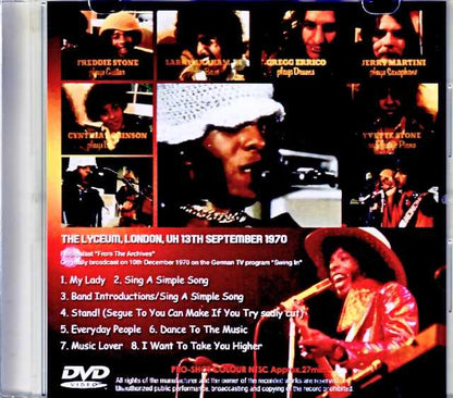 Sly and the Family Stone / London, UK 1970 Multi-Cam Edition Jewel Version