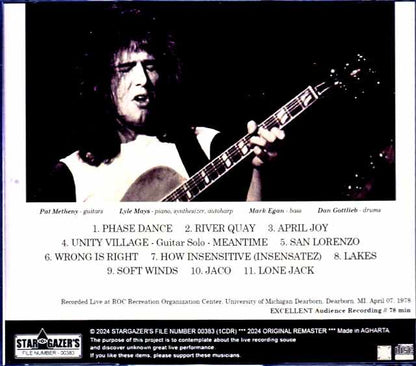 Pat Metheny Group Lyle Mays Pat Metheny Lyle Mays/MI,USA 1978