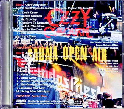 Ozzy Osbourne Judas Priest Ozzy Osbourne Judas Priest/Finland 2011 Jewel Version