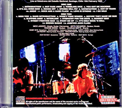 Rolling Stones/Chile 02.19.1995 Complete Soundboard Edition