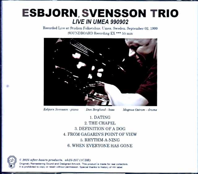Esbjorn Svensson Trio Esbjorn Svensson/Sweden 1999