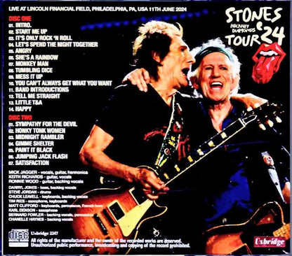 Rolling Stones/PA,USA 2024 Complete