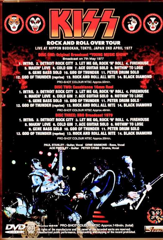 Kiss / Tokyo, Japan 1977 3Source Master Collection