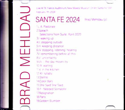 BRAD MEHLDAU Brad Meldeau/CA, USA 2024