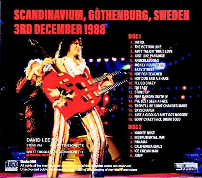 David Lee Roth Steve Vai David Lee Roth Steve Vai/Sweden 12.03.1988 Complete