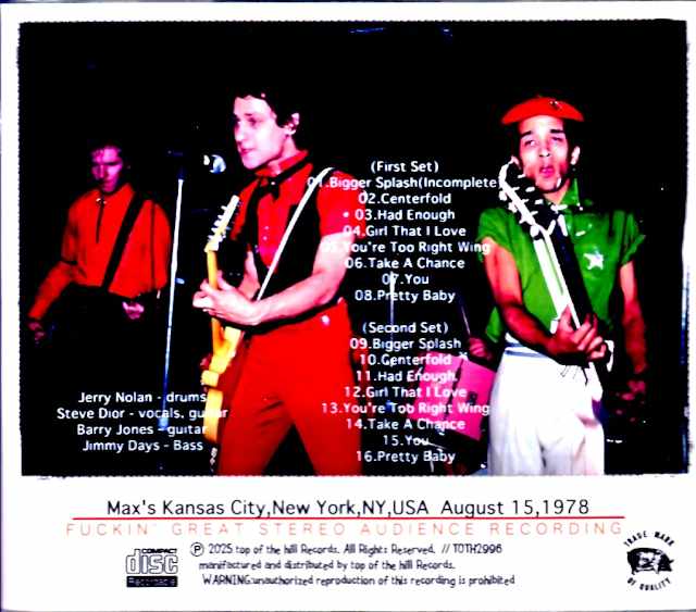 Idols/NY,USA 1978 Complete