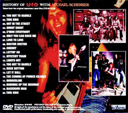 UFO Michael Schenker UFO Michael Schenker/History of UFO Original Japanese Laser Disc Edition