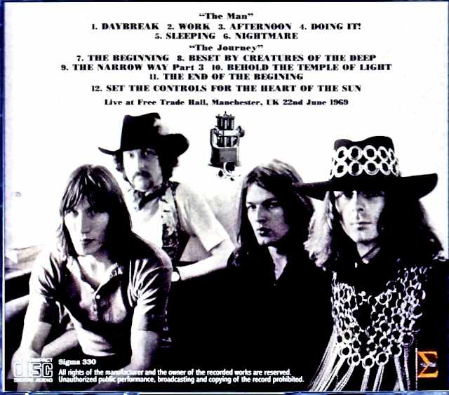 Pink Floyd Pink Floyd/England,UK 6.22.1969 Upgrade