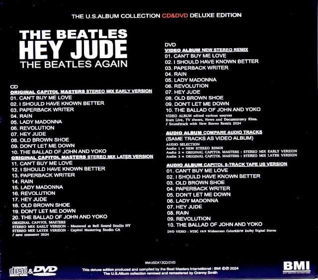 Beatles/Hey Jude Hey Jude U.S. Album Collection Deluxe Edition Edited by U.S. Capitol