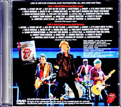 Rolling Stones/NJ,USA 5.23.2024 Complete Multi-Cam Mick & Keith Edition Jewel Version