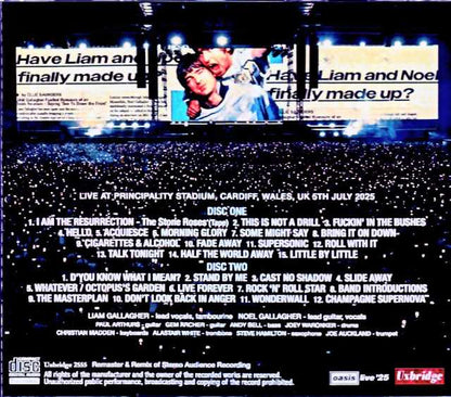 Oasis/England,UK 07.05.2025 Complete Remaster and Remix Edition