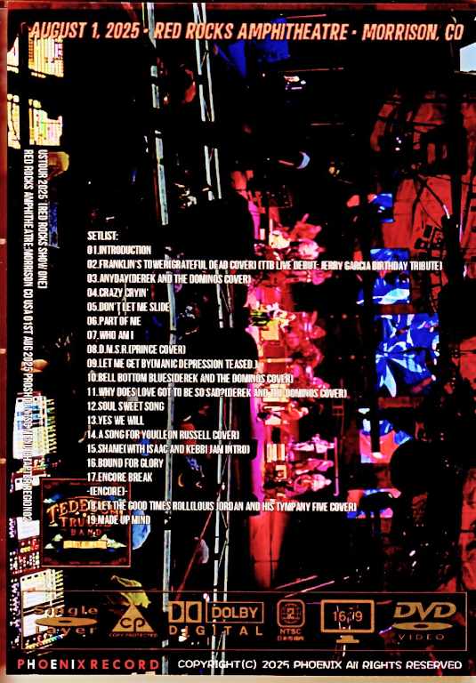 Tedeschi Trucks Band Tedeschi Trucks Band/CO,USA 2025 Complete